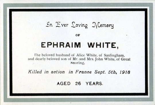ephraim white card